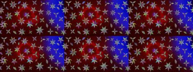 Çizim kalıbı. Ultraviyole kumaş deseni. Organik motif arka planı. Raster illüstrasyonu.