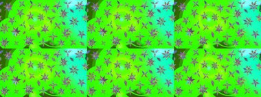 Raster illüstrasyonu. Eski usul. Kumaş, tekstil, duvar kağıdı baskısı için. Raster. Tomurcukları çiçek olan sevimli bir çiçek deseni. Taslak arkaplan.