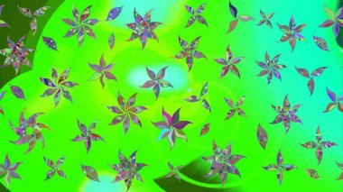 Raster illüstrasyonu. Bahar çiçekleriyle güzel bir çiçek deseni çizmişsin. Güzel kumaş deseni.