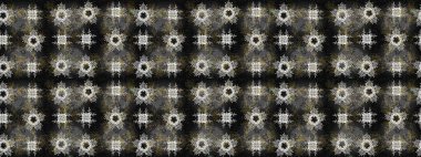 Geleneksel raster ve altın desen. Klasik oryantal desen gri, siyah ve kahverengi renkler üzerinde. Damask taslak süsü.