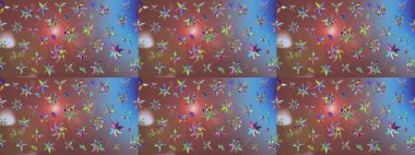 Raster Güzel kumaş deseni. Çiçek arkaplan ile soyut zarafet çizim deseni.