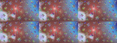 Çiçek desenli raster, kahverengi çizgi grafik desenli soyut raster arkaplan. Modern stil dokusu.