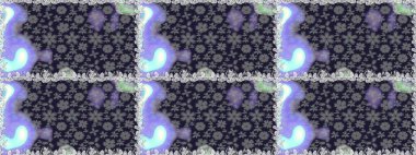 Gri renkli çiçekler. Gri renklerde çiçeksiz. Raster illüstrasyonu. Çiçek deseni. Şatafatlı bahar bahçesi dokusu.