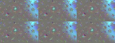 Suluboya çizim kalıbı. Raster illüstrasyonu. Dekorasyon ve tasarım için güzel bir desen. Moda baskısı. Eski model. Çiçeğin suluboya çizimlerinin zarif deseni.