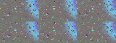 Gri renkli çiçek desenli çizimler, el yapımı papatyalar, papatyalar. Tekrar eden çiçek arkaplanı, zarif gri çiçek duvar kağıdı.