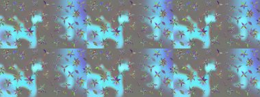 Kumaş desenli papatya çiçeği detayı. Gri renkli çiçekler.