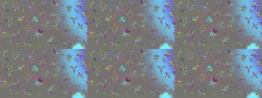 Raster illüstrasyonu. Egzotik çiçekler, gri renkte botanik parlak klasik doğa. Klasik tropikal doğal elementlerin suluboya seti.