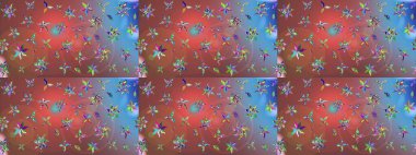 Süslü zentangle çizim dokusu, soyut çiçeklerle süslenmiş. Çiçek deseni duvar kağıdı, desen dolguları ve web sayfası arka planı için kullanılabilir. Şekillendirilmiş çiçekli çizim deseni.