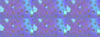 Mor renkler üzerine çiçek desenli çizim, el yapımı papatyalar, papatyalar. Tekrarlayan çiçek arkaplanı, zarif menekşe çiçek duvar kağıdı.