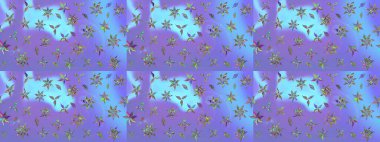 Raster Yumuşak kumaş deseni. Raster çiçek izi. Çiçekli menekşe çizim deseni. Klasik taslak çizimi.