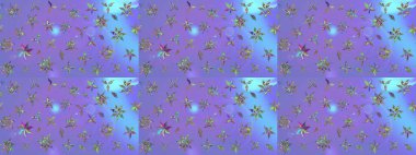 Çiçek deseni. Şatafatlı bahar bahçesi dokusu. Flower eskiz arka planı. Raster illüstrasyonu.