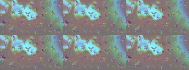 Düz Çiçek Elementleri Tasarımı. Sevimli çiçek raster deseni. Renkli Yaz Temalı eskiz kalıbı. Modaya uygun kumaş deseni.