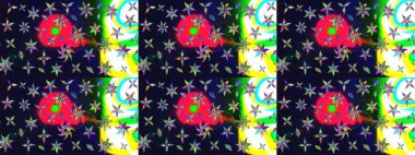 Tekstil, kumaş, kapaklar, duvar kağıtları, baskı, naylon, koleksiyon defteri, örgü, dekupaj için güzel bir eskiz. Küçük gri çiçekli oldukça eski bir besin torbası deseni. Millefleurlar.