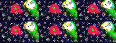 Beautiful watercolor Bouquet of summer flowers sketch pattern. Nice fabric pattern.