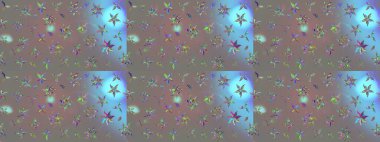 Güzel eskiz şekli. Güzel kumaş deseni. Renkli Yaz Temalı eskiz kalıbı. Raster çiçekli arka plan. Düz Çiçek Elementleri Tasarımı. Yazdır.