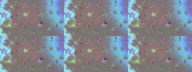 Süslü kumaş deseni. Çiçekli çiçek deseni, suluboya. Raster deseni.