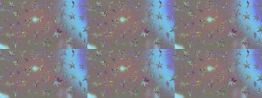 Raster illüstrasyonu. Modaya uygun kumaş deseni. Küçük çiçekteki sevimli çiçek deseni. Tony 'nin kumaş desenini çiz.