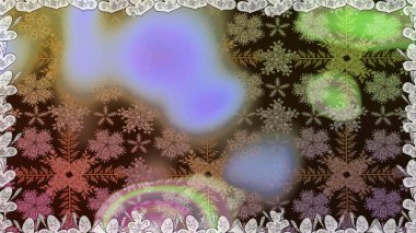 Çiçekli karalama şeklinde Raster çiçek deseni. Yumuşak, yaz çiçekli arka plan. Kahverengi renkte çiçekler.