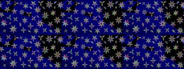 Çiçek deseni. Flower eskiz arka planı. Raster illüstrasyonu. Şatafatlı bahar bahçesi dokusu.