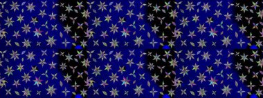 Nazik, narin çiçek arkaplanı. Çiçekli karalama şeklinde Raster çiçek deseni. Mavi renkte çiçekler.