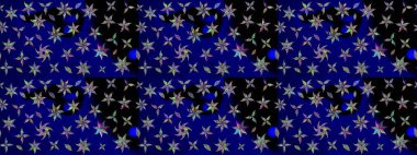 Renkli Bahar Teması eskiz kalıbı. Mavi renkli, zarif çiçek buketli suluboya. Düz Çiçek Elementleri Tasarımı. Raster illüstrasyonu.