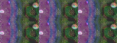 Noel ve yeni yıl moda baskıları için tatil tasarımı. Yeşil kar taneleri. Raster illüstrasyonu. Kar tanelerinin soyut arkaplanı olan şirin bir Noel arkaplanı. Renkler.