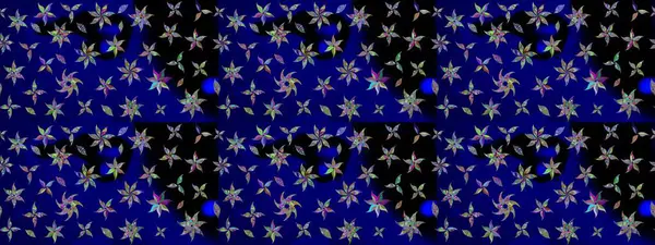 Renkli Bahar Teması eskiz kalıbı. Mavi renkli, zarif çiçek buketli suluboya. Düz Çiçek Elementleri Tasarımı. Raster illüstrasyonu.