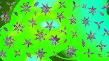 Raster illüstrasyonu. Bahar çiçekleriyle güzel bir çiçek deseni çizmişsin. Güzel kumaş deseni.