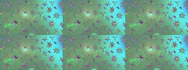 Halk tarzı. Parlak renkli çiçekli ve yeşil yapraklı harika bir çiçek deseni. Modern çiçek arkaplanı. Moda baskıları için zarif bir şablon.