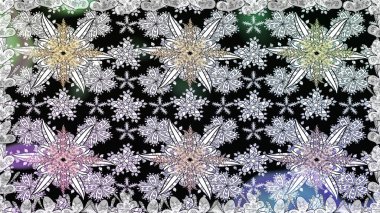 Çiçekli karalama şeklinde Raster çiçek deseni. Nazik, sevimli çiçek arkaplanı. Siyah renkte çiçekler.