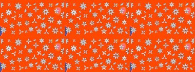 El çizimi Raster çizimi. Çizim çiçek deseni duvar kağıdı, web sitesi arka planı, ambalaj kağıdı, davetiye, broşür, afiş veya web sitesi için kullanılabilir. Parlak elementlerin.