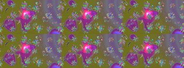 Egzotik çiçekler, kahverengi renklerde botanik, parlak, klasik bir doğa. Klasik tropikal doğal elementlerin suluboya seti. Raster illüstrasyonu.