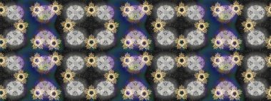 Kış. Renkli arka plan üzerinde izole suluboya kar taneleri. Kış sembolü. Raster illüstrasyon.