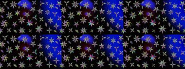 Renkli Bahar Teması eskiz kalıbı. Düz Çiçek Elementleri Tasarımı. Raster güzel kumaş deseni çiziyor. Çiçek deseni.