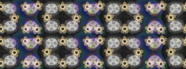 Kış. Renkli arka plan üzerinde izole suluboya kar taneleri. Kış sembolü. Raster illüstrasyon.