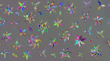 Güzel kumaş deseni. Doodle çiçekler ve dalları, otlar ve çiçekler. Raster Illustration. El çizilmiş.