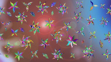 Anti-stres için soyut örnek sayfası. Kahverengi renklerde. Raster illüstrasyonu.