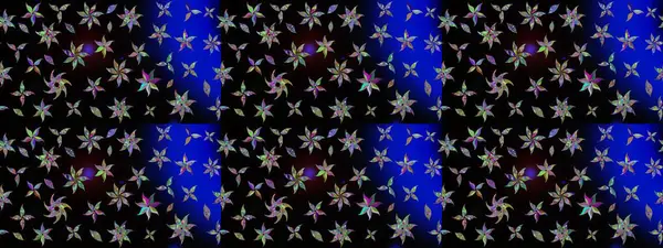 Güzel suluboya yaz çiçekleri deseni..