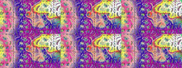 Klasik çiçek tasarımı elementleri. Raster illüstrasyonu. Mor, nötr ve mor kıvırcık çiçekler mor, nötr ve mor renkte şekillenir..