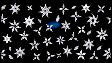 Raster illüstrasyonu. Klasik tropikal doğal elementlerin suluboya seti. Egzotik çiçekler, botanik parlak klasik siyah renkler.