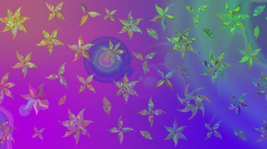 Kabile sanatı boho baskısı, klasik çiçek arkaplanı. Soyut etnik raster çizim kalıbı. Arkaplan dokusu, duvar kağıdı, mor renkli çiçek teması.