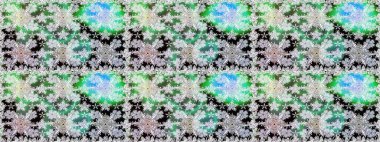 Çiçek açan parlak kolaj çiçekleri nötr. Çiçek tasarımı için inanılmaz bir kolaj cenneti tarzı. Çiçekli zambaklar dikişsiz arkaplan.