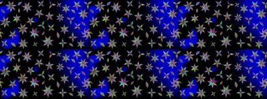 Sevgililer günü ve tebrik kartı konsepti için şık bir davetiye. Siyah renkte manzaralı çiçek deseni. Üst manzara, yumuşak stil. Çiçek kompozisyonu, el boyası, hassas şablon..