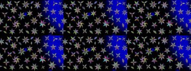 Renkli Bahar Teması eskiz kalıbı. Siyah renkli çiçekler. Çiçekli çizim şekli. Düz Çiçek Elementleri Tasarımı.