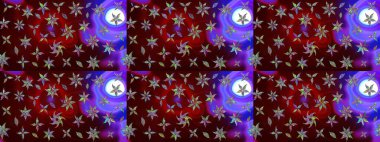 Raster illüstrasyonu. Şatafatlı bahar bahçesi dokusu. Flower eskiz arka planı. Çiçek deseni.