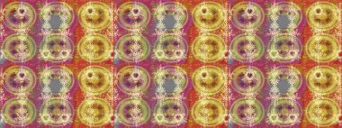 Raster bej, nötr ve sarı kar tanelerinden izole edilmiş. Renkli kar taneleri Raster çizimi. Güzel kış süsleri..