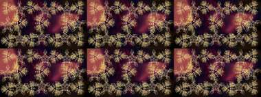 Kar Tanesi Simgesi. Kar Tanesi Raster illüstrasyonu. Kahverengi, siyah ve gri renklerde izole edilmiş. Kış kar taneleri.