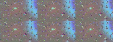 Çiçekli, yapraklı, çiçek desenli eskiz. Raster illüstrasyonu. El çizimi.