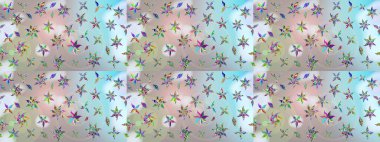 Renkli nötr çizim kalıbı. Tekstil ve kapak tasarımı için mükemmel. Doodle tarzı. Elle çizilmiş sonbahar çiçeği deseni. Tarafsız renklerde çiçekler.