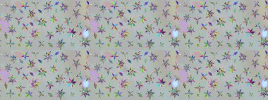 Çiçek kompozisyonu, el boyası, hassas şablon. Sevgililer günü ve tebrik kartı konsepti için şık bir davetiye. Üst manzara, yumuşak gri renk tarzı. Manzaralı çiçek deseni.